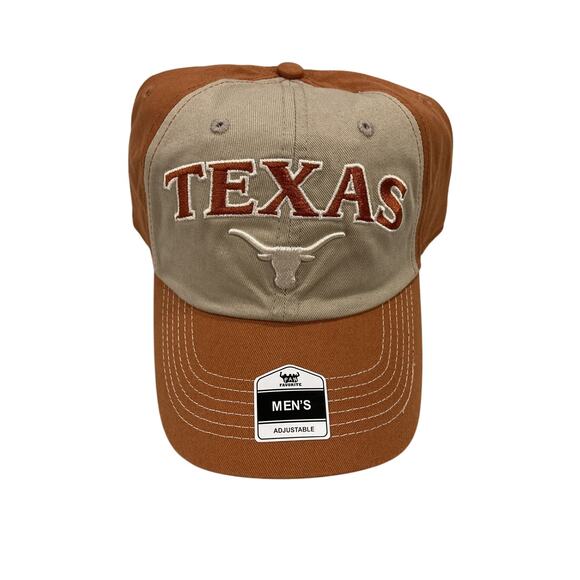NCAA Texas Longhorns Hat New Embroidered SEC Adjustable Orange UT Logo Retro - Picture 1 of 3